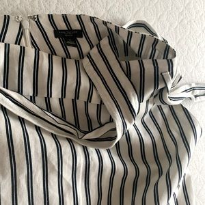 Ann Taylor Stripe Office skirt